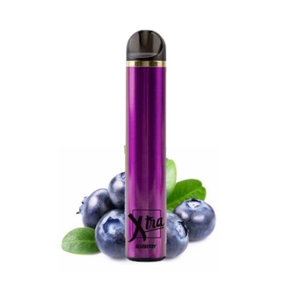 XTRA | Disposable 1500 Puffs (Individual) blueberry with background