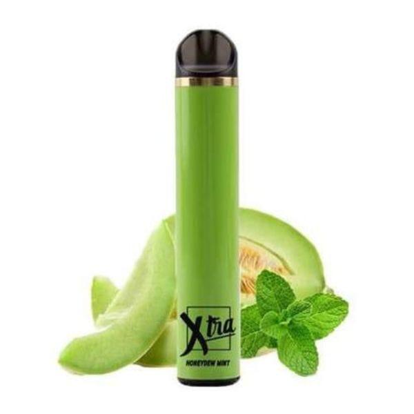 XTRA | Disposable 1500 Puffs (Individual) honeydew mint with background
