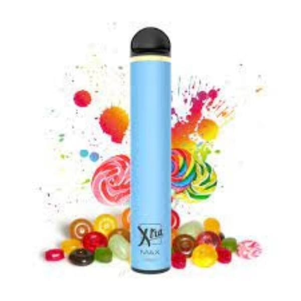 XTRA MAX Disposable Device - 2500 Puffs candy with background