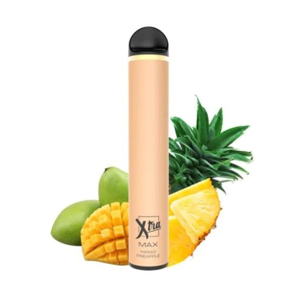 XTRA MAX Disposable Device - 2500 Puffs mango pineapple with background
