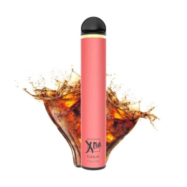 XTRA MAX Disposable Device - 2500 Puffs cola ice with background