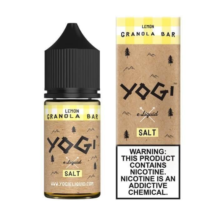 YOGI SALT | Lemon Granola Bar 30ML eLiquid with packaging