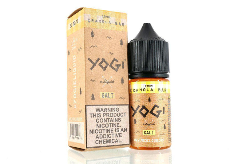 YOGI SALT | Lemon Granola Bar 30ML eLiquid with packaging