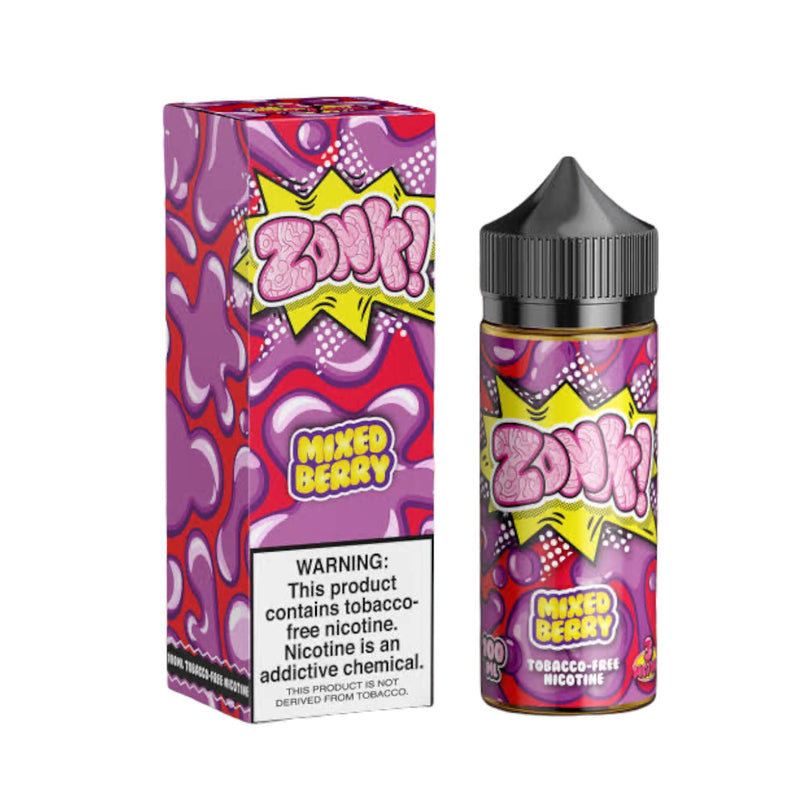 ZoNk! Mixed Berry by Juice Man 100mL Series with Packaging