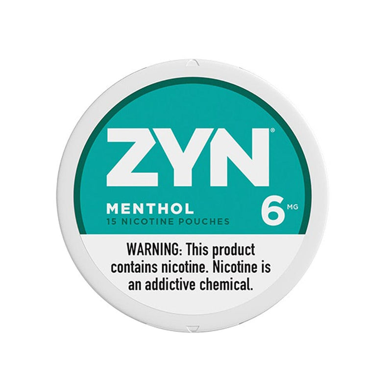 ZYN Nicotine Pouches (15ct Can)(5-Can Pack) Menthol 6mg