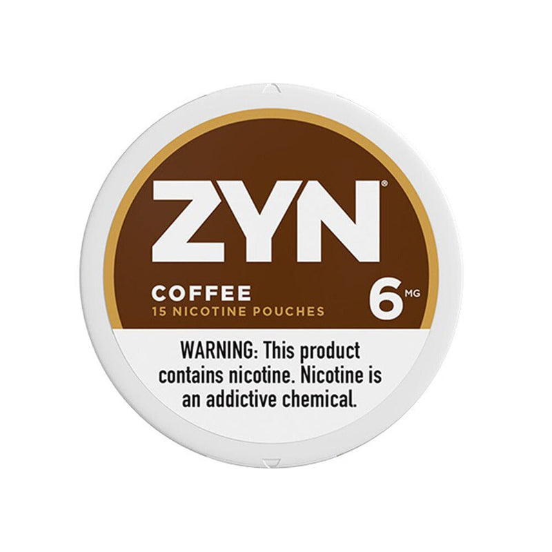 ZYN Nicotine Pouches (15ct Can)(5-Can Pack) Coffee 6mg