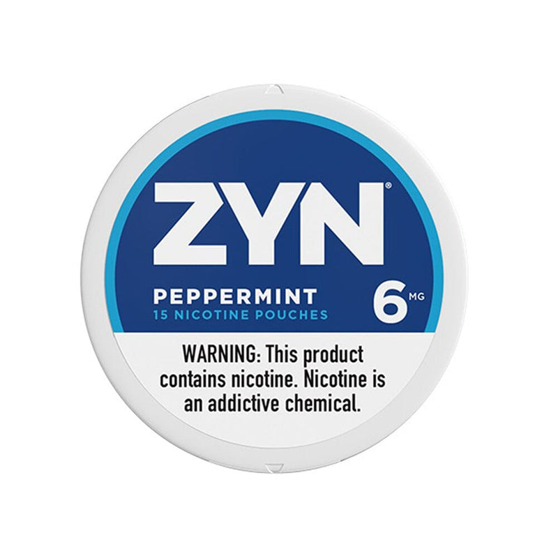 ZYN Nicotine Pouches (15ct Can)(5-Can Pack) Peppermint 6mg