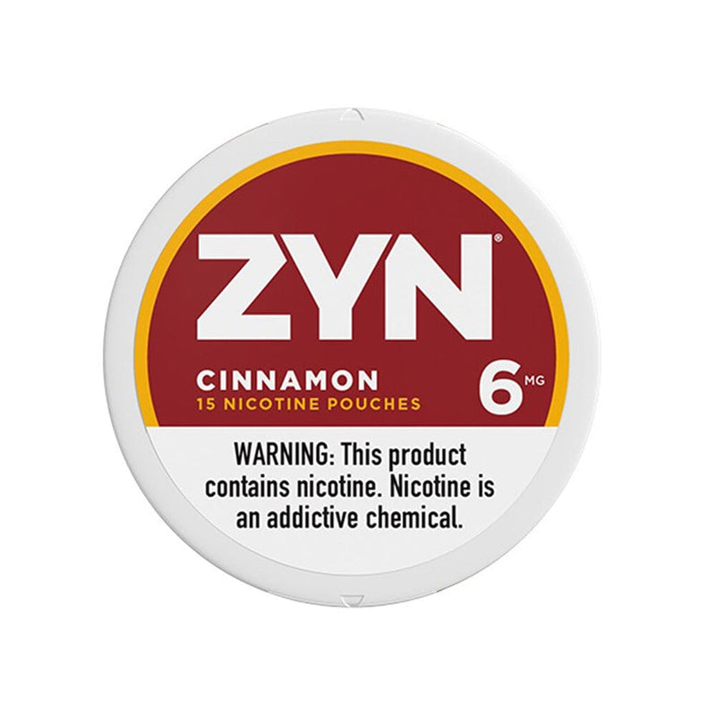 ZYN Nicotine Pouches (15ct Can)(5-Can Pack) Cinnamon 6mg