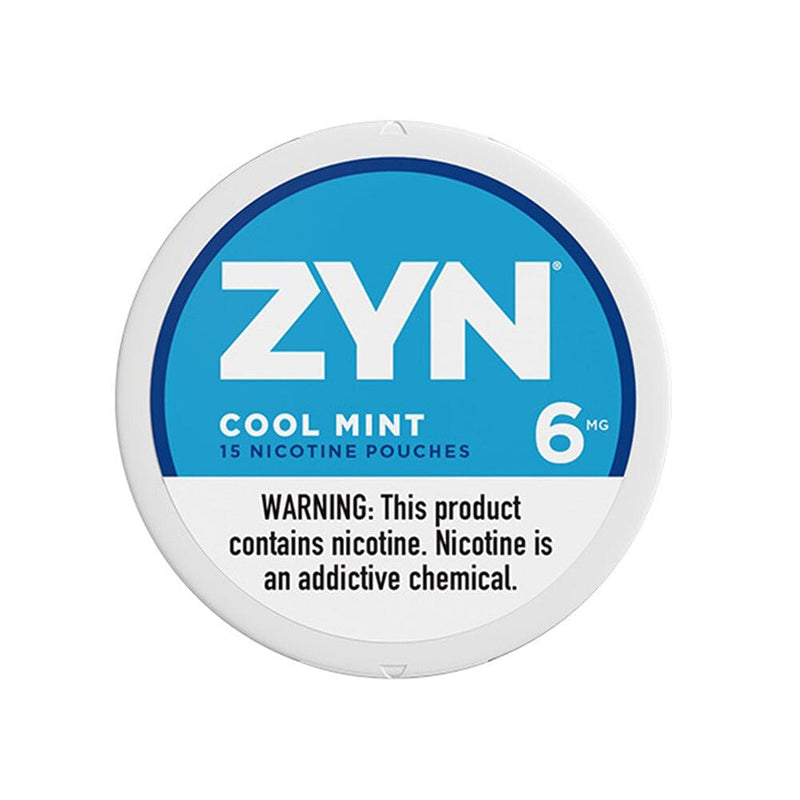 ZYN Nicotine Pouches (15ct Can)(5-Can Pack) Coolmint 6mg